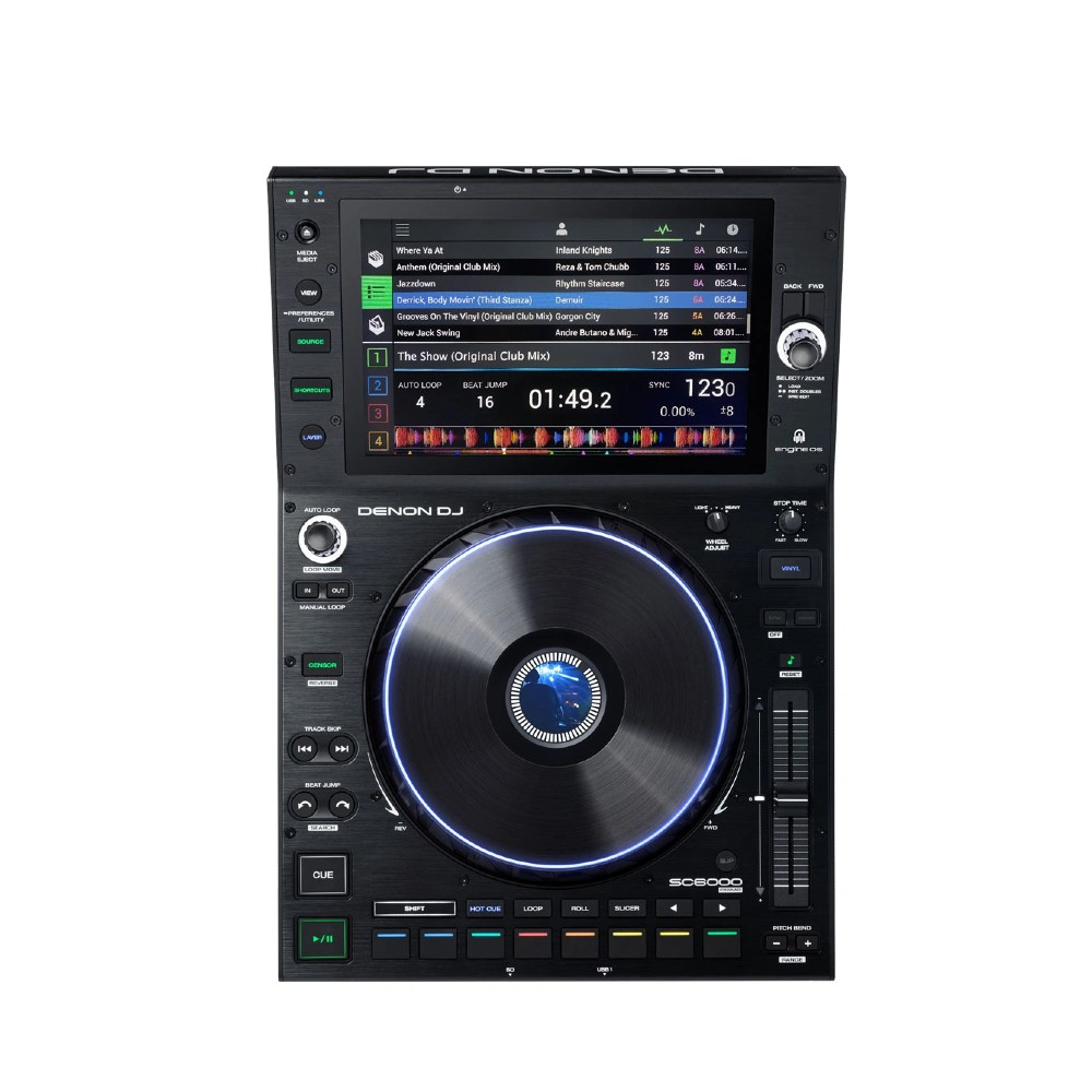 Denon DJ SC6000M PRIME Standalone DJ Media Player with Motorized Platter