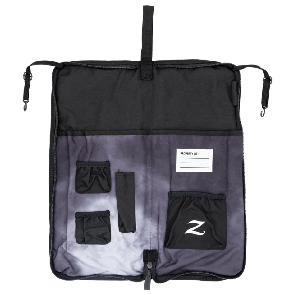 Zildjian ZXSB00102 Student Drumstick Stick Bag (Black Raincloud)