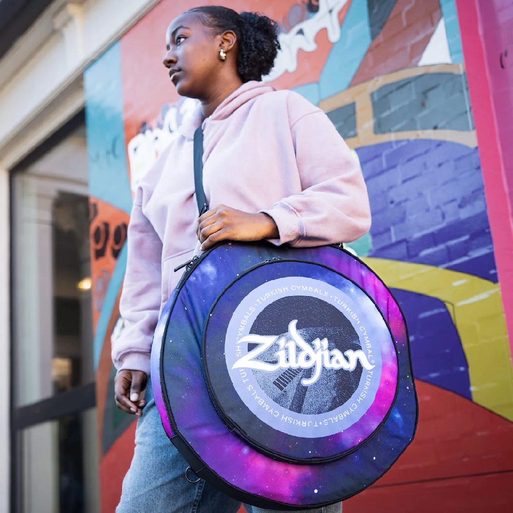 Zildjian ZXCB00320 Student Cymbal Backpack / 20-inch Cymbal Bag (Purple Galaxy)