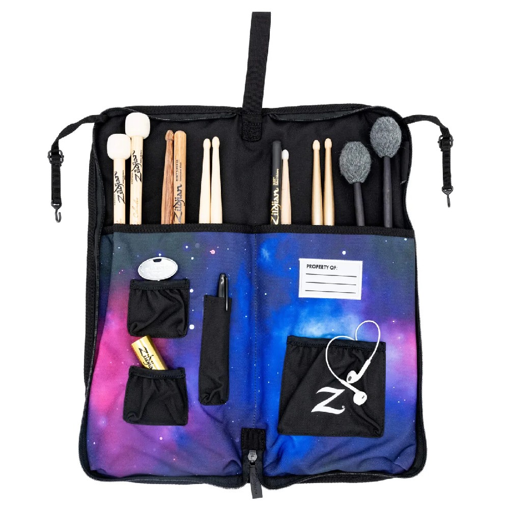 Zildjian ZXBP00302 Student Drumstick Backpack Combo (Purple Galaxy)