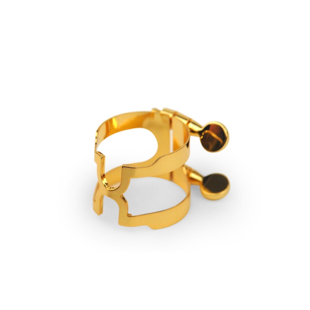 D'Addario HCL1G Gold Plated H-Ligature and Cap for Bb Clarinet