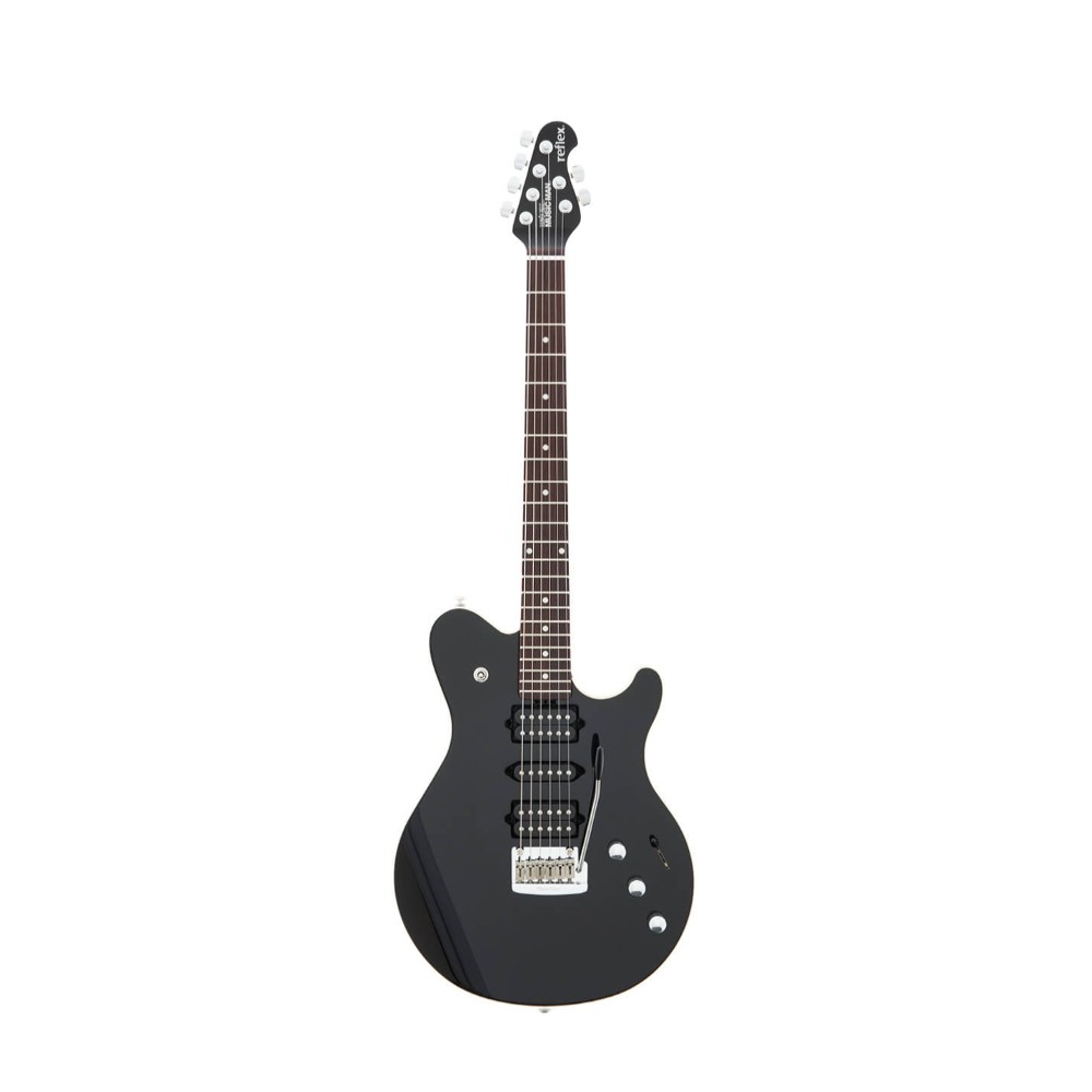 Ernie Ball Music Man Reflex Game Changer Electric Guitar (Black)