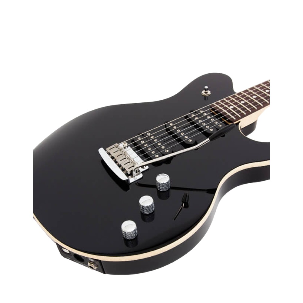 Ernie Ball Music Man Reflex Game Changer Electric Guitar (Black)