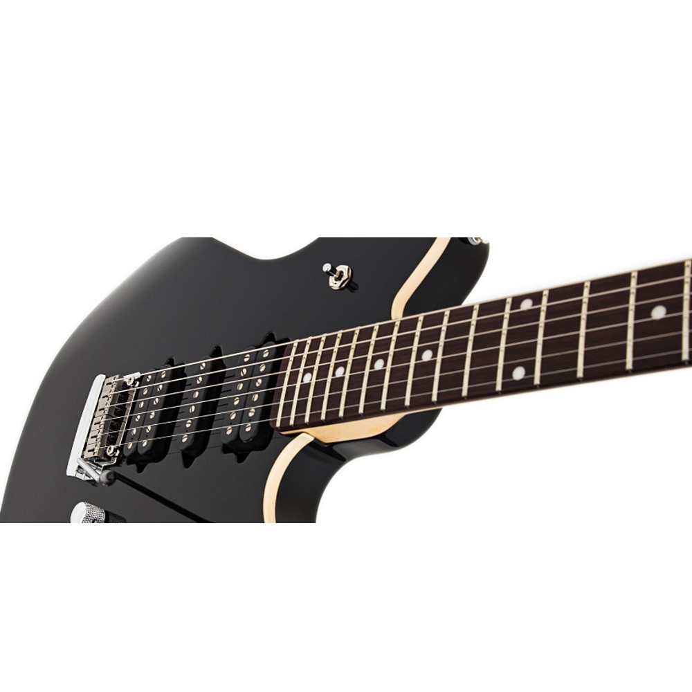 Ernie Ball Music Man Reflex Game Changer Electric Guitar (Black)