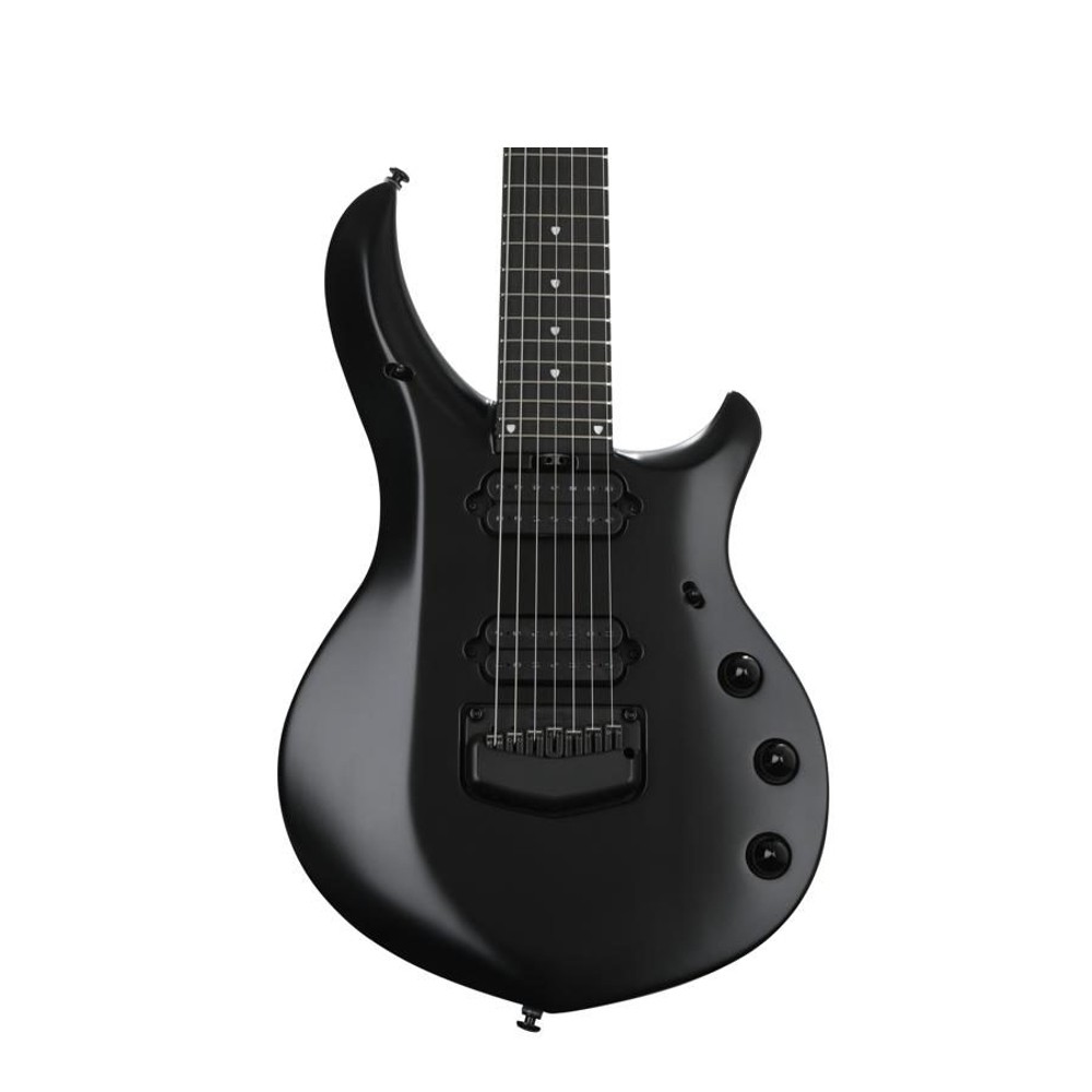 Ernie Ball Music Man John Petrucci 7 with Piezo Electric Guitar - Left-handed - Stealth Black (H97100)