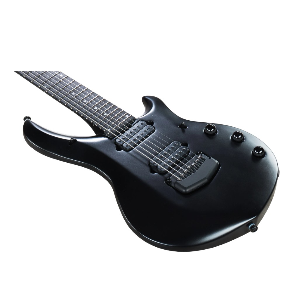 Ernie Ball Music Man John Petrucci 7 with Piezo Electric Guitar - Left-handed - Stealth Black (H97100)