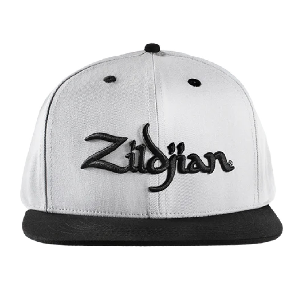 Zildjian ZAHC0022 6-Panel Snapback Hat (White)