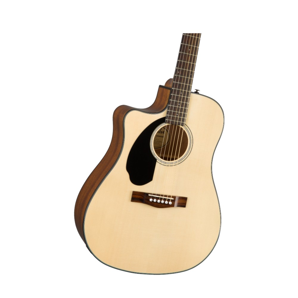 Fender CD-60SCE Dreadnought Acoustic Guitar - Left-Hand - Natural / Walnut (970118021)