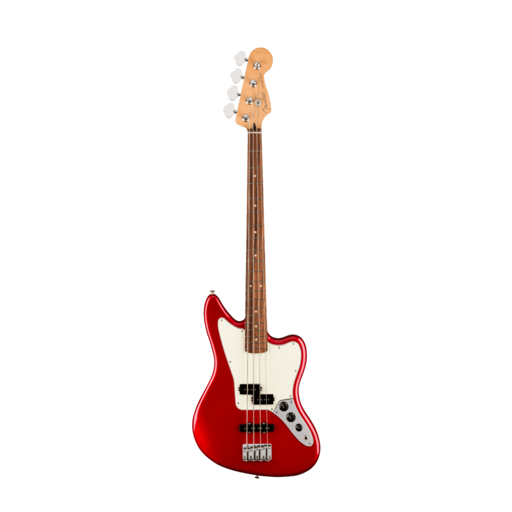 FENDER – 149303509  Player Jaguar® Bass, Pau Ferro Fingerboard, Candy Apple Red