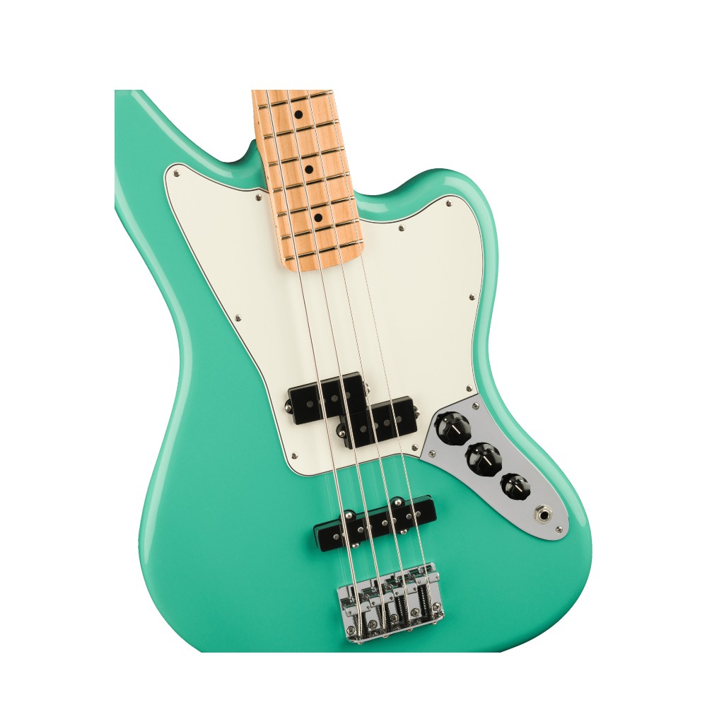 Fender Player Jaguar Bass Guitar - Maple Fingerboard - Sea Foam Green (149302573)