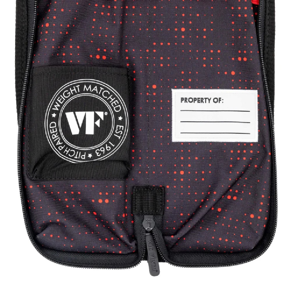 Vic Firth VXSB00101 Essential Stick Bag Red Dot (Drumstick Bag)	