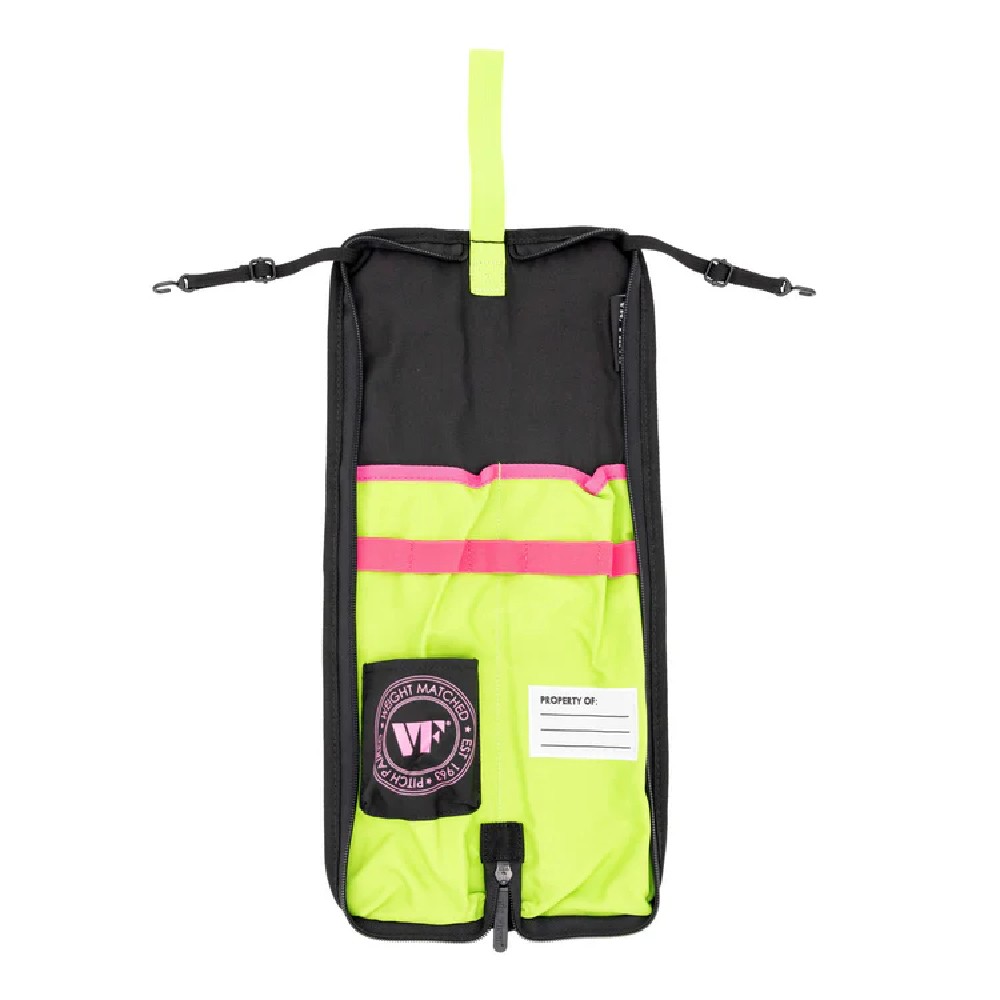 Vic Firth VXSB00201 Essential Stick Bag / Drumstick Bag (Neon)