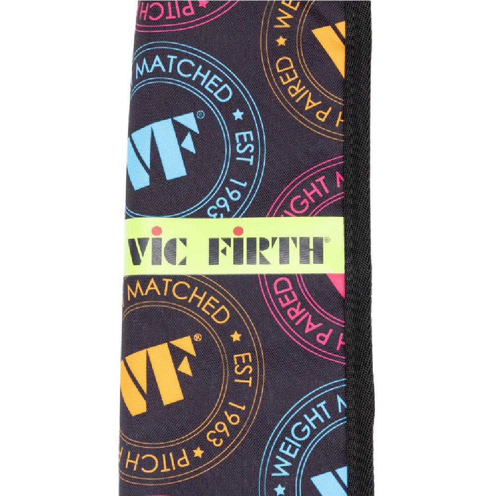 Vic Firth VXSB00201 Essential Stick Bag / Drumstick Bag (Neon)