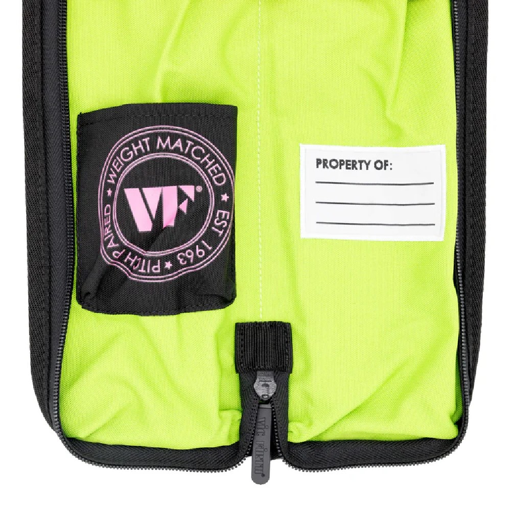 Vic Firth VXSB00201 Essential Stick Bag / Drumstick Bag (Neon)