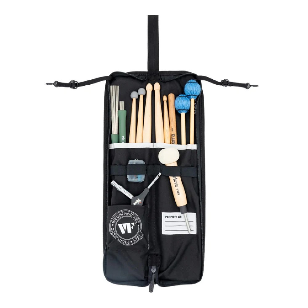 Vic Firth VXSB00301 Essential Stick Bag / Drumstick Bag (Black)