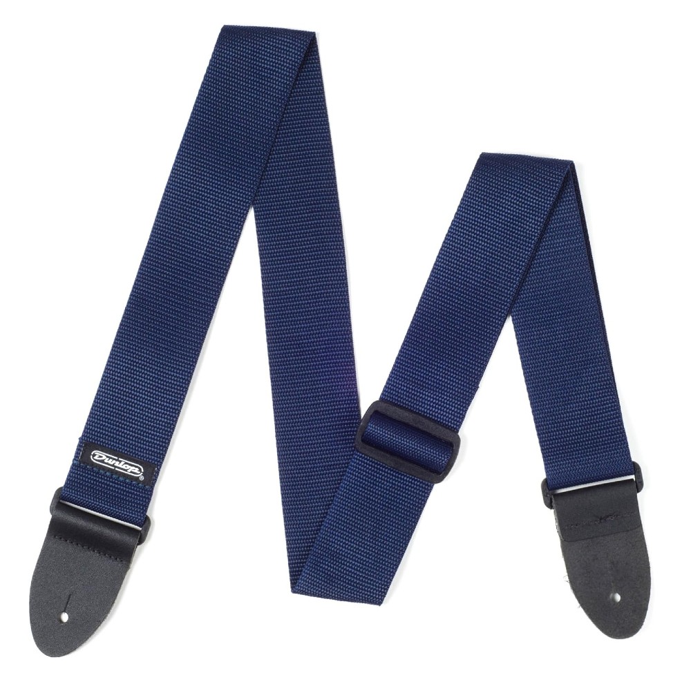 Jim Dunlop - D07-01NV Poly Guitar Strap, Navy Blue