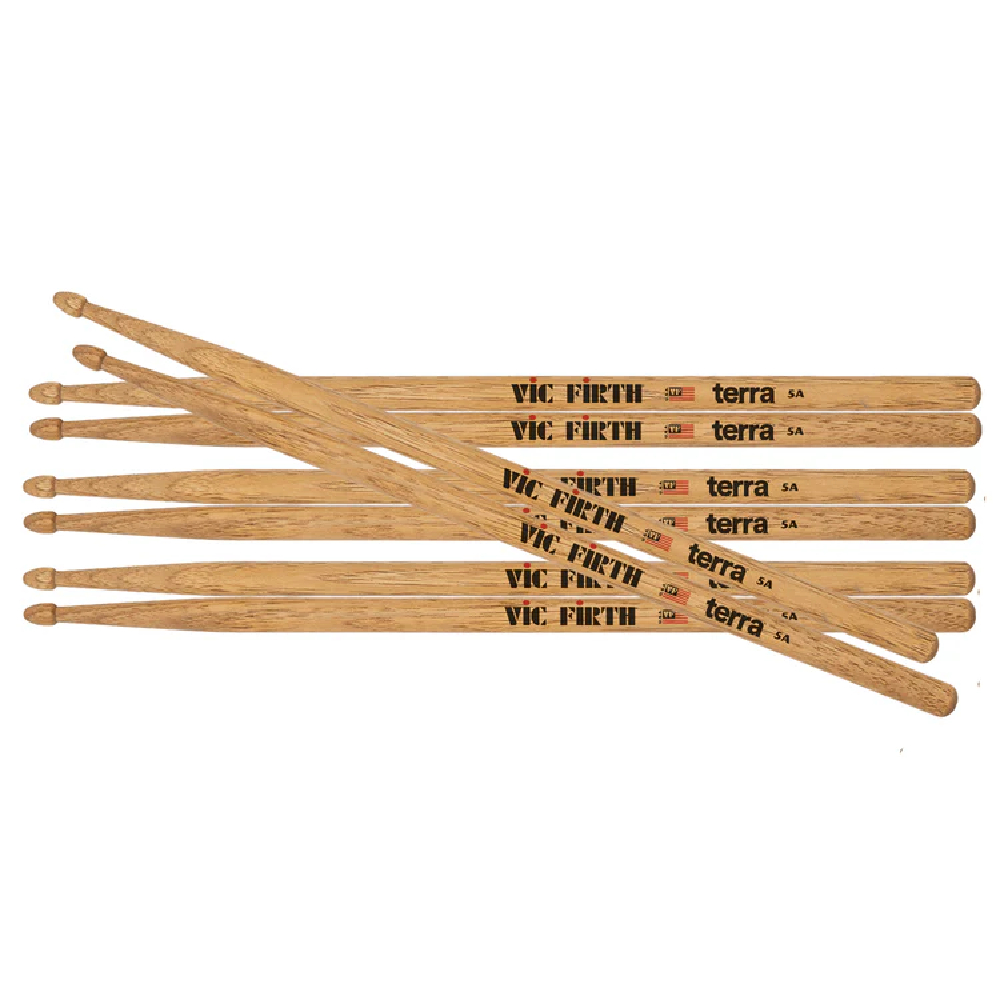 Vic Firth P5AT4PK Terra 5AT 4-Pack American Classic Drumsticks