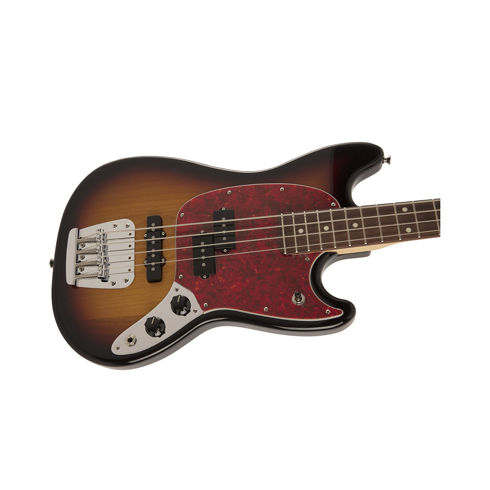 Fender Electric Bass Made in Japan Hybrid Mustang Bass 3 Tone Sunburst Made in Japan (5658800300)