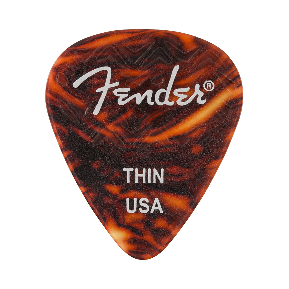 Fender 351 Wavelength Shape Thin Guitar Pick - Shell (1983351100)