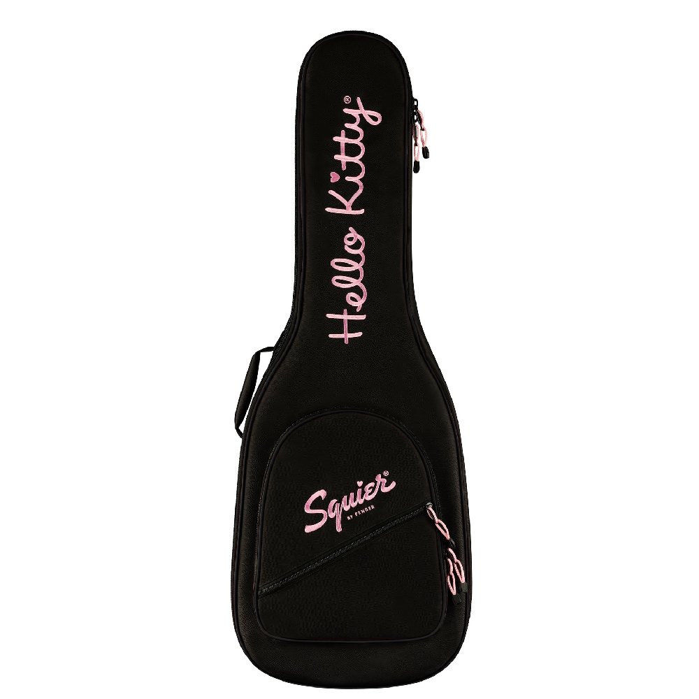 Squier by Fender® x Hello Kitty® Pink Stratocaster® (0379102970) Electric Guitar with Bag