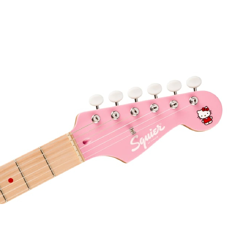 Squier by Fender® x Hello Kitty® Pink Stratocaster® (0379102970) Electric Guitar with Bag