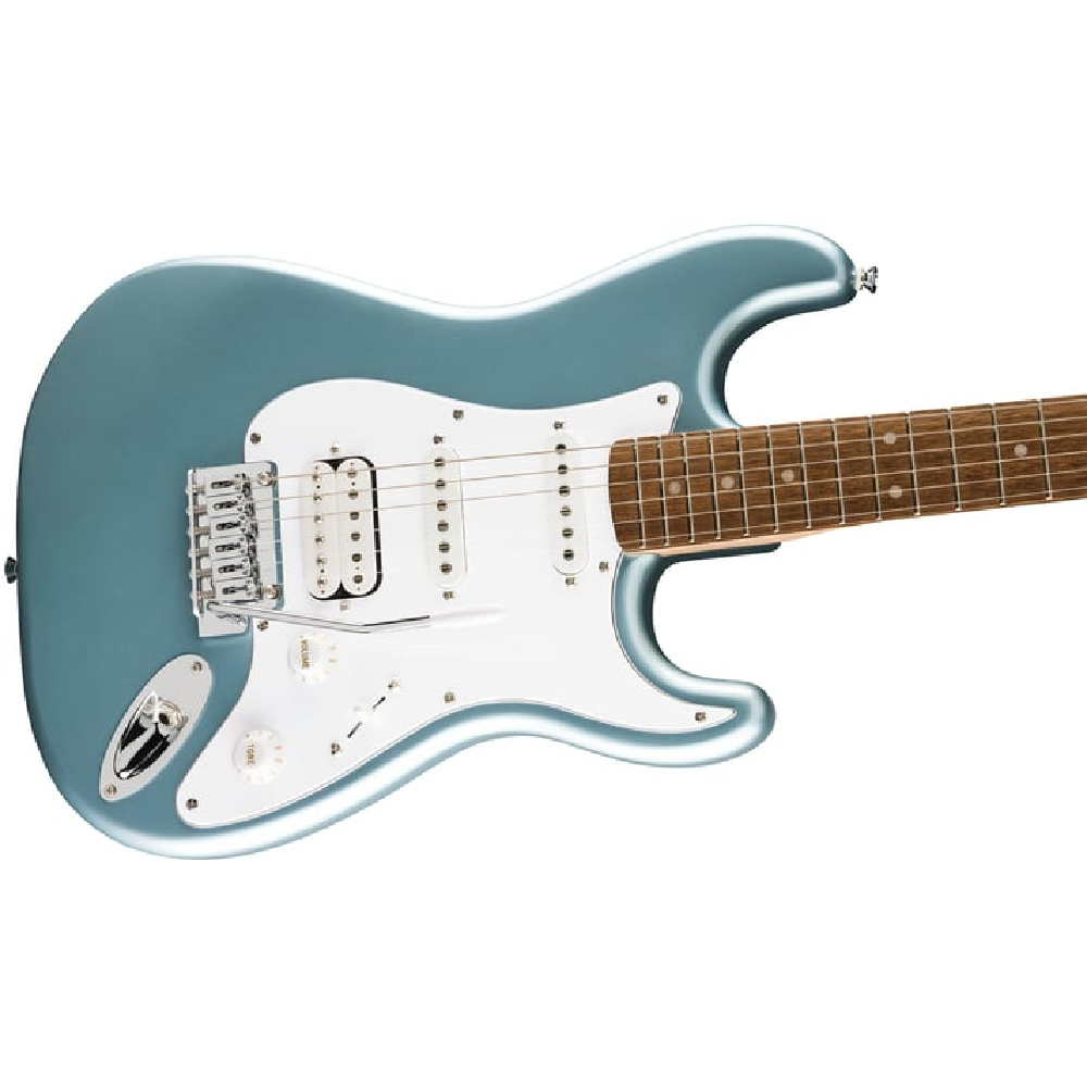 Squier by Fender Affinity Series Stratocaster Junior HSS (Short 24-inch Scale Length) Electric Guitar -  Ice Blue Metallic (0378180583) 