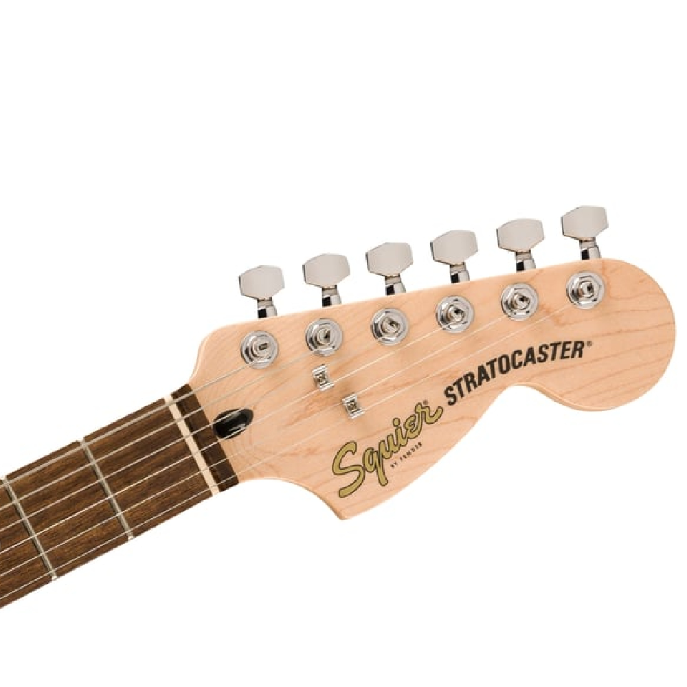 Squier by Fender Affinity Series Stratocaster Junior HSS (0378180583) (Short 24-inch Scale Length) Electric Guitar Ice Blue Metallic