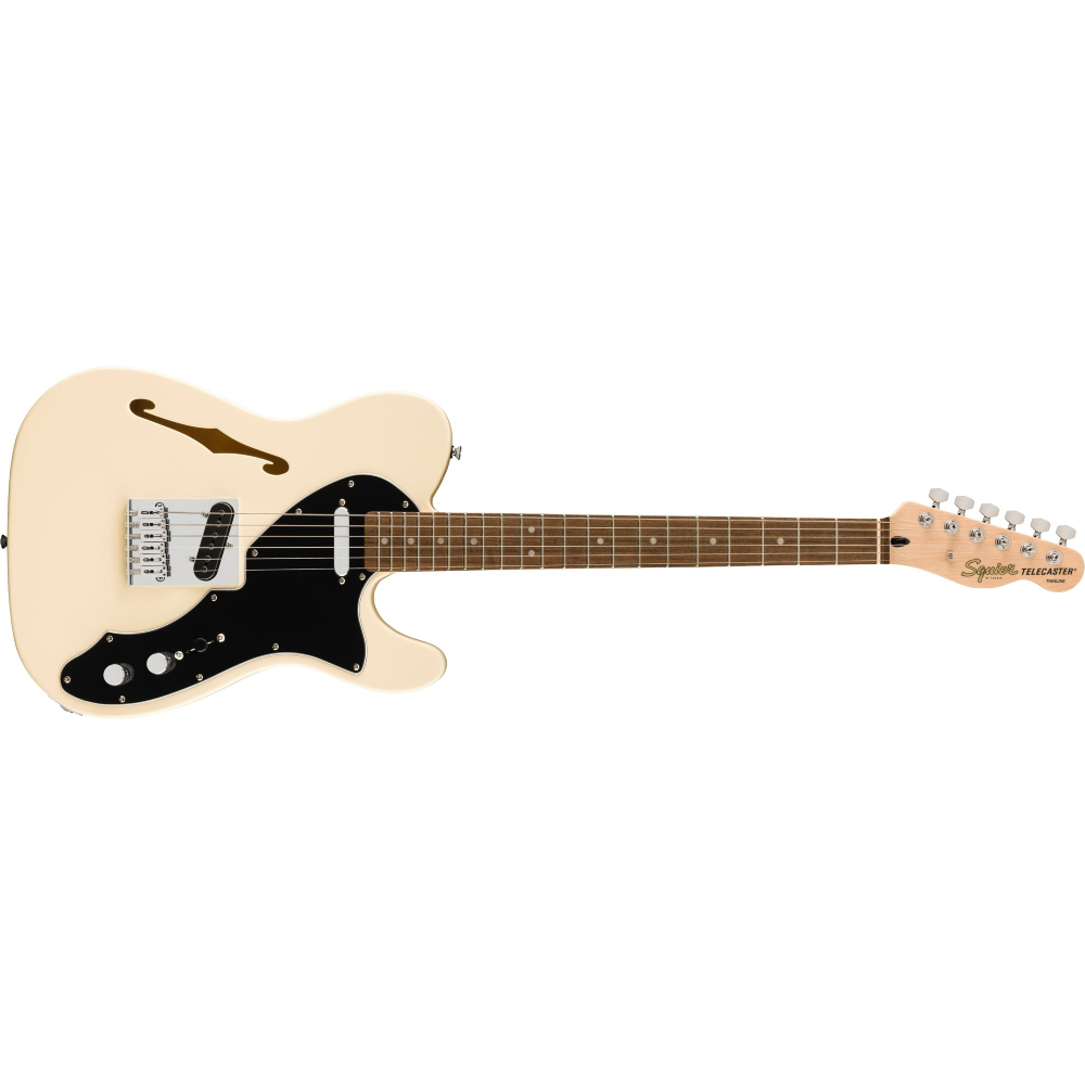 Squier by Fender Affinity Series™ Telecaster® Thinline (0378271505) Olympic White Electric Guitar