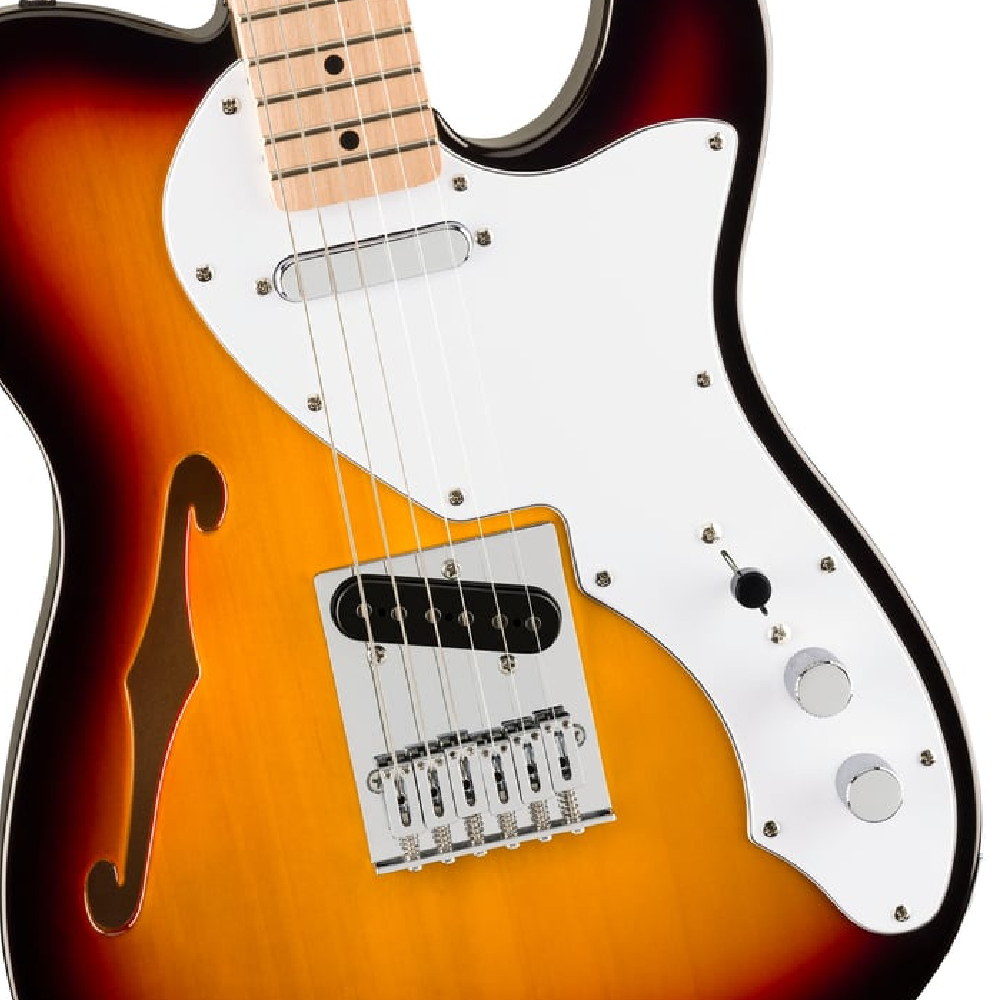 Squier by Fender Affinity Series™ Telecaster® (0378272500) Thinline 3-Color Sunburst Electric Guitar