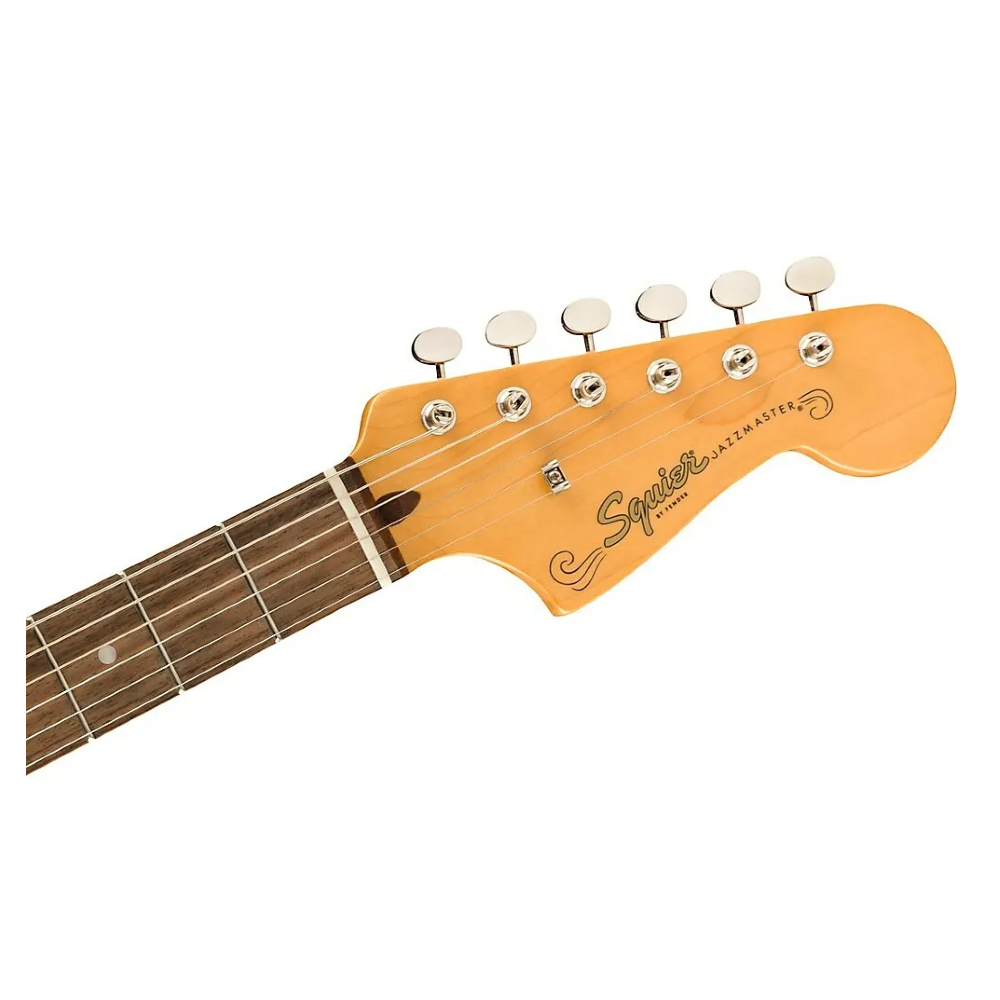 Squier by Fender FSR Classic Vibe 60s Jazzmaster Limited Edition Electric Guitar - Laurel Finger Board (Shell Pink)