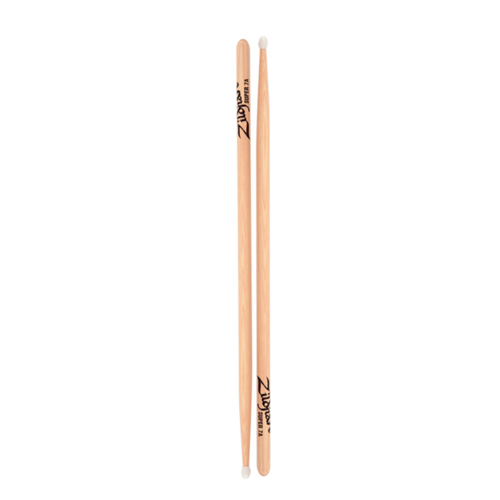 Zildjian Super 7A Nylon Natural Drum Sticks - S7ANN