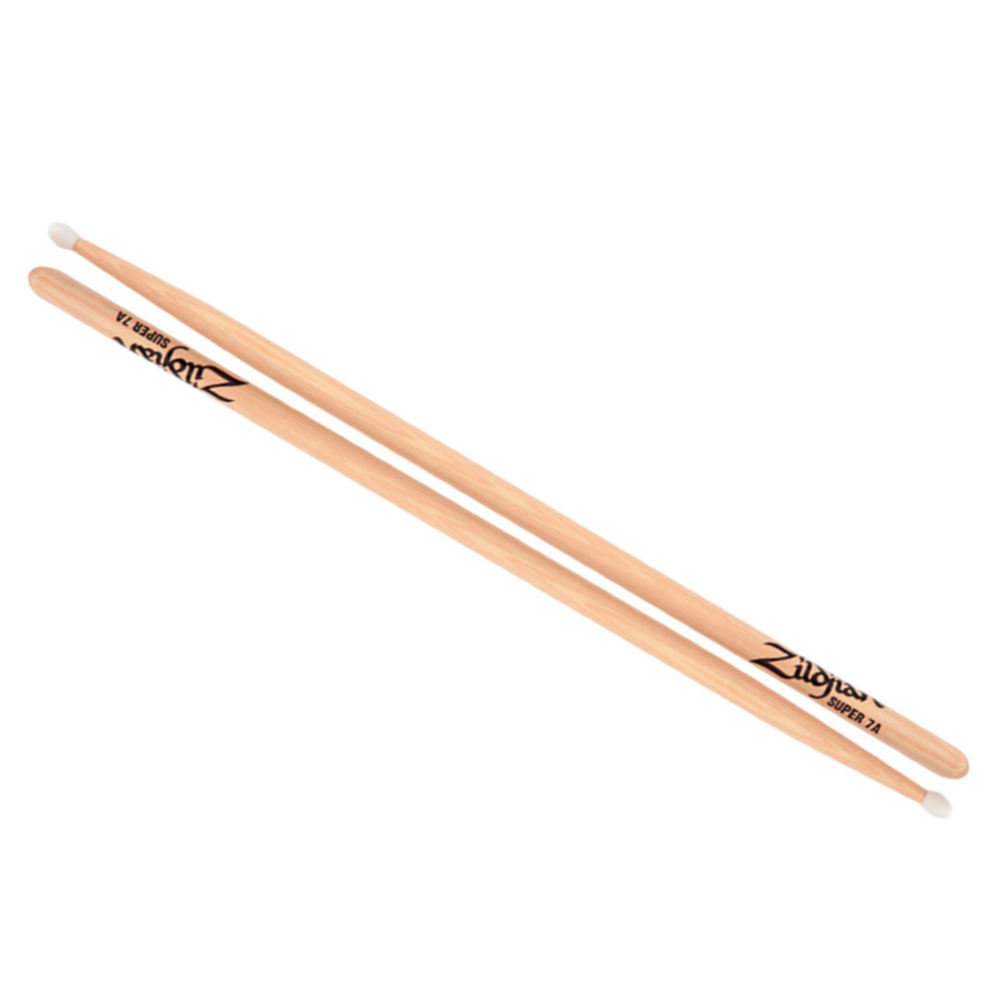 Zildjian Super 7A Nylon Natural Drum Sticks - S7ANN