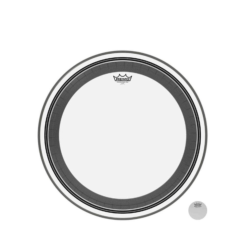 Remo Powerstroke Pro 22 inch Clear Bass Drum Head (PR-1322-00)