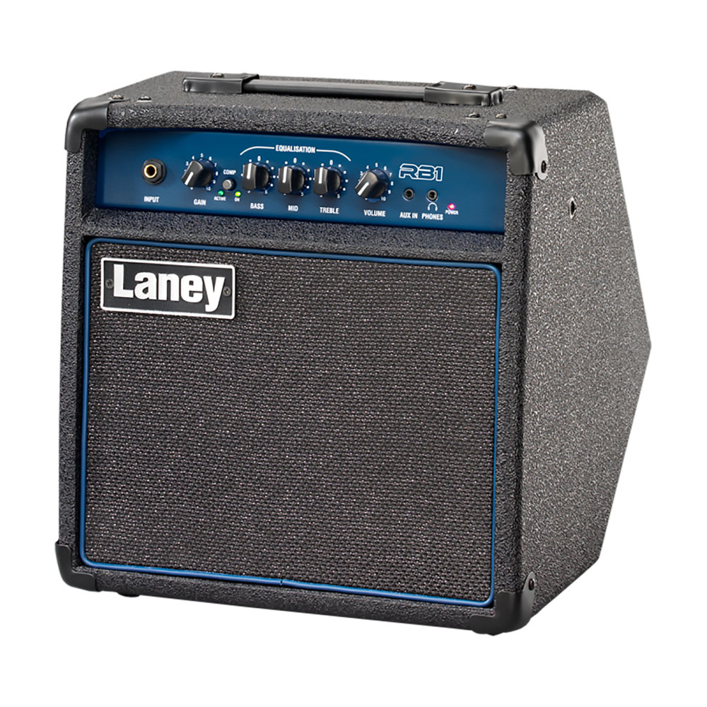 Laney RB1 Richter Bass 15 Watts 1x8 Bass Combo Amp (Black and Blue)