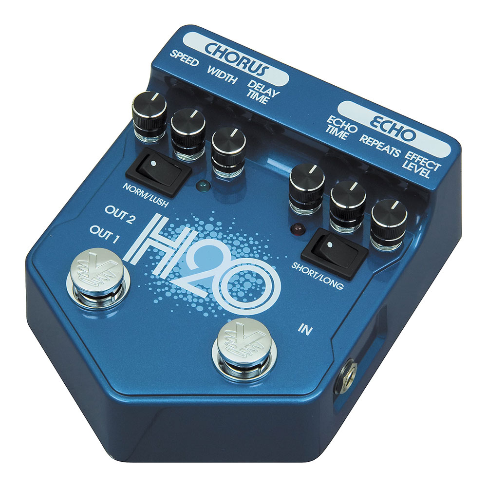 Visual Sound V2 Series V2H2O H2O Chorus and Echo Guitar Effects Pedal