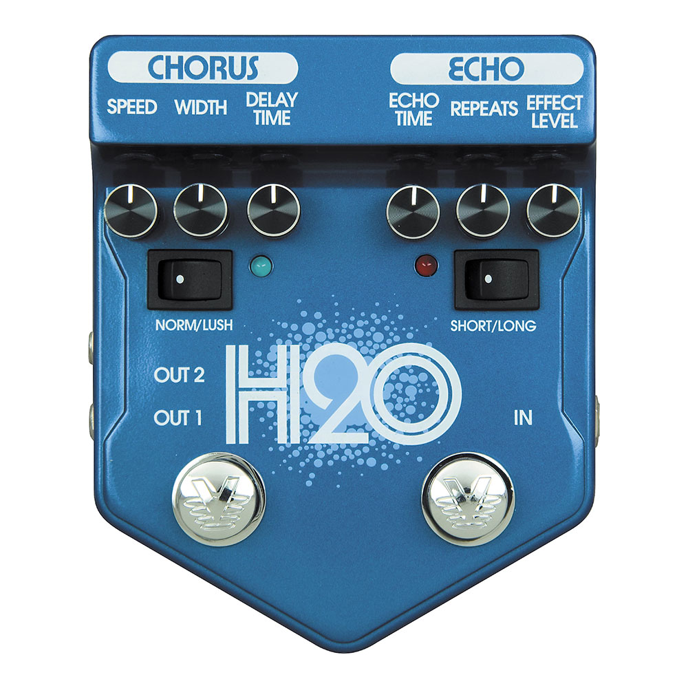 Visual Sound V2 Series V2H2O H2O Chorus and Echo Guitar Effects Pedal