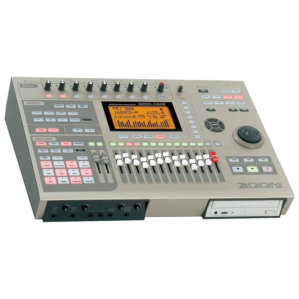 Zoom MRS-1608CD - 16-Track Digital Studio Workstation with 40GB Hard Drive and CD/RW