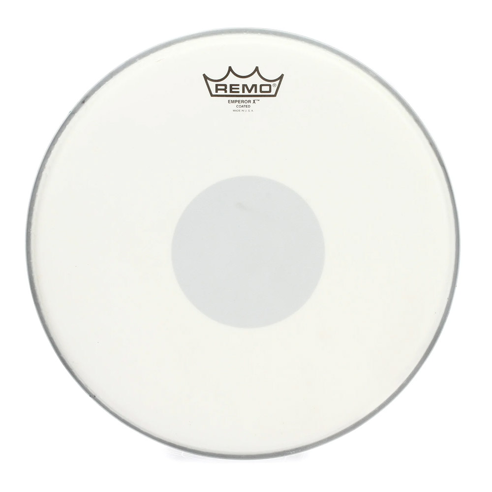 Remo 13 inch Emperor X Coated BLK DOT (BX-0113)