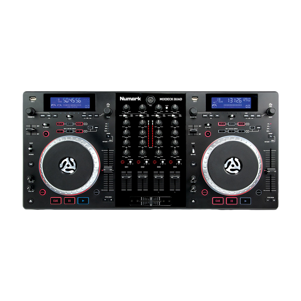 Numark Mixdeck Quad 4-Channel Universal DJ System