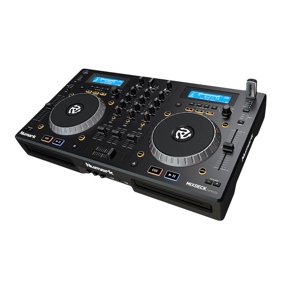 Numark Mixdeck Express - DJ Controller with Dual CD and USB Playback