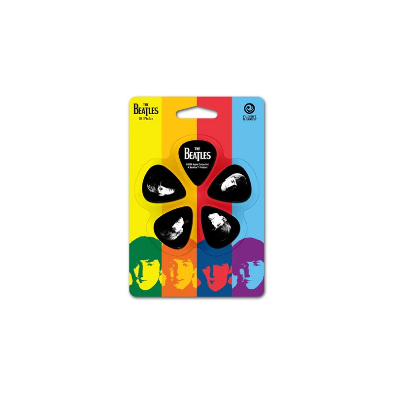 D'Addario Planet Waves 1CBK6-10B2 Meet The Beatles Guitar Picks - Heavy (10 pack)