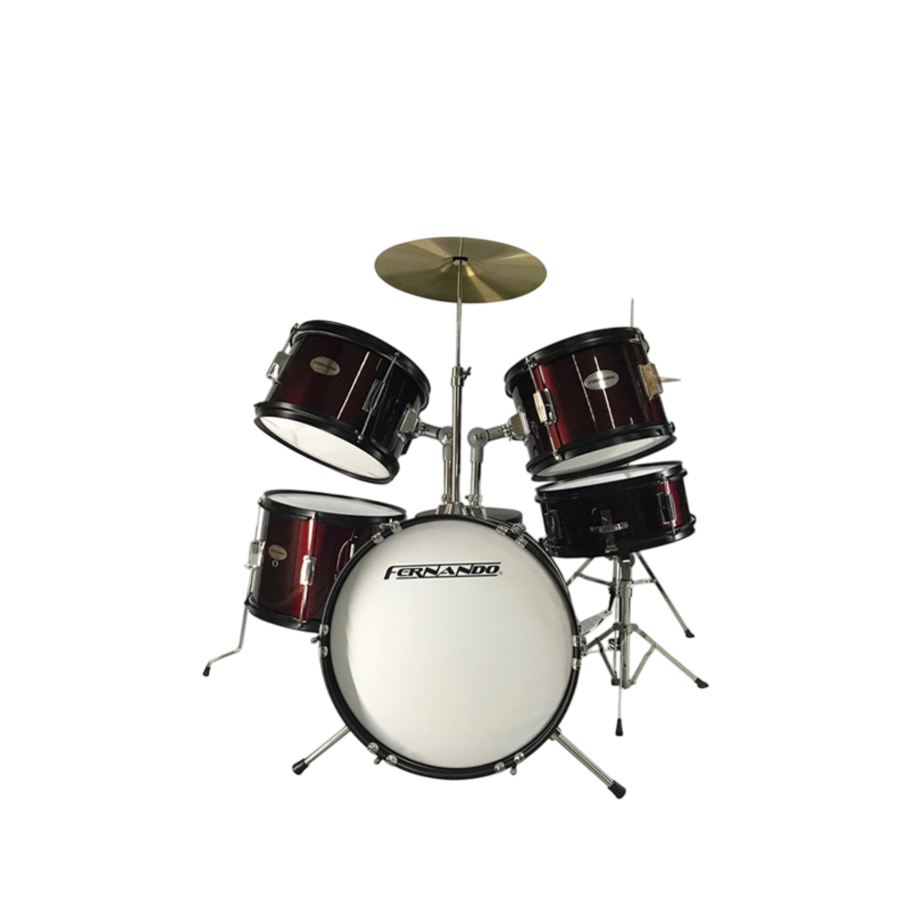 Fernando JBJ1045 Junior Drum Set (Wine Red)