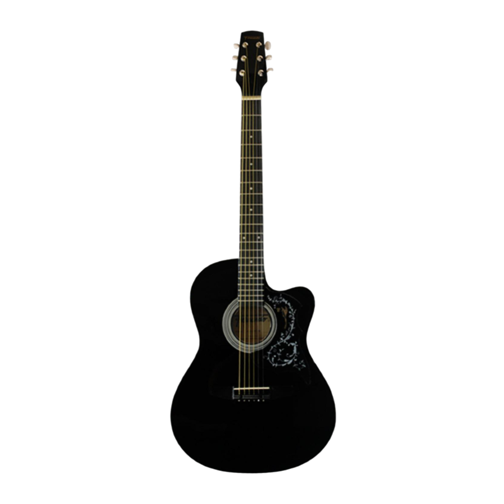 Fernando CAG-230C Steel Guitar Cutaway 3/4 (Black)