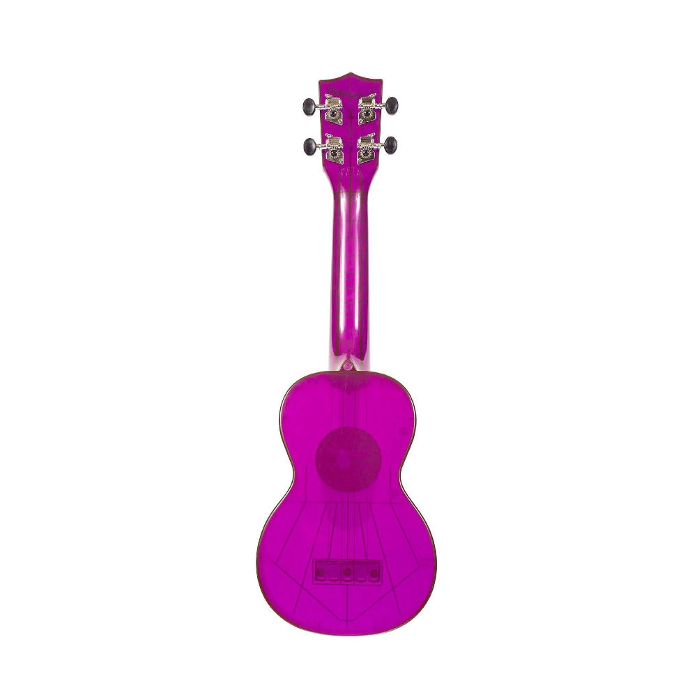 Kala KA-SWF-PK Pink Fluorescent Waterman Soprano Ukulele