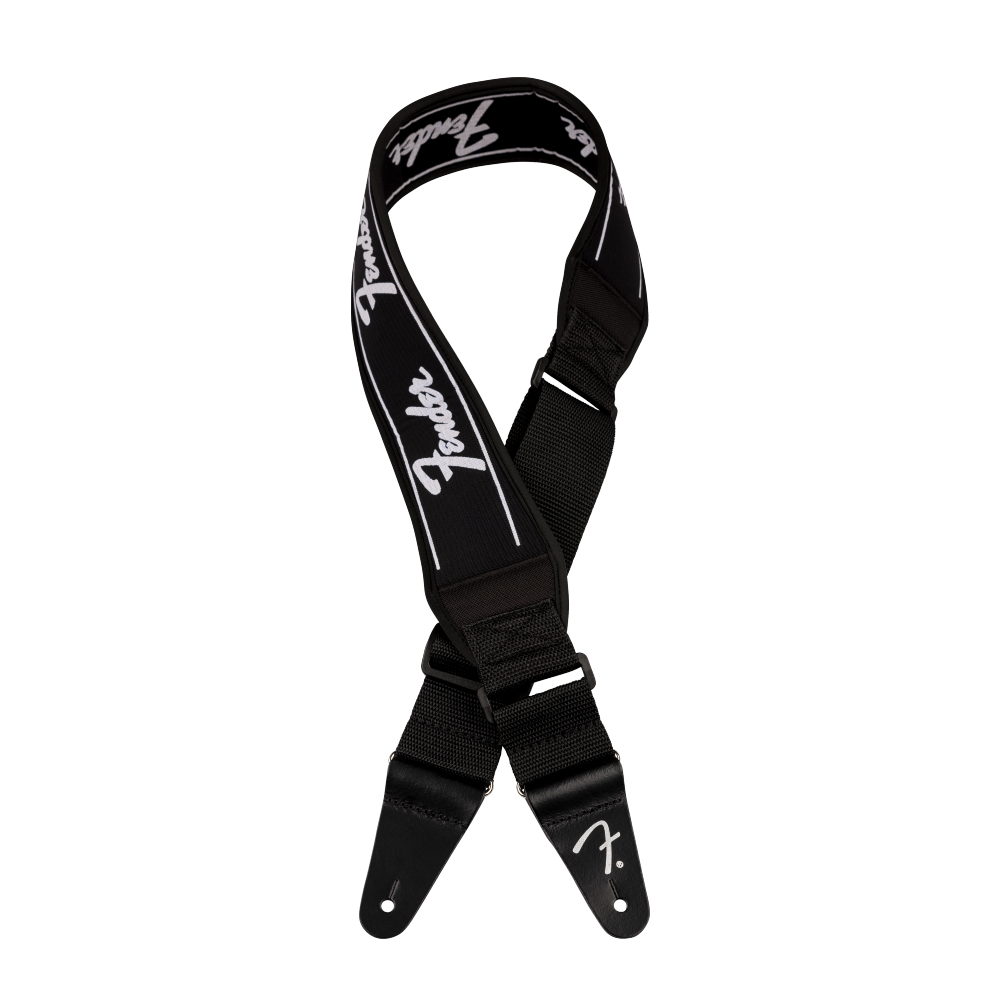 Fender Swell Neoprene Running Logo Guitar Strap (990694209)