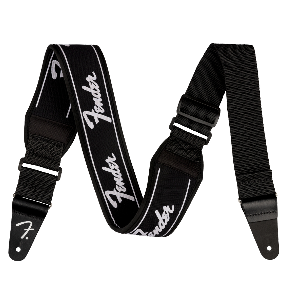 Fender Swell Neoprene Running Logo Guitar Strap (990694209)