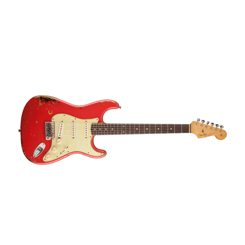 Fender Michael Landau Signature 1963 Stratocaster - Fiesta Red over 3-Color Sunburst (9235001344)