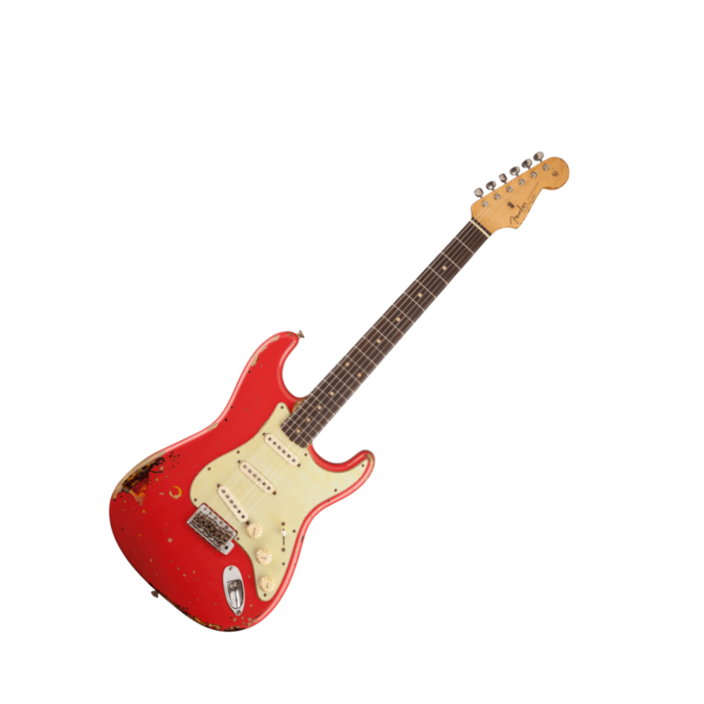 Fender Michael Landau Signature 1963 Stratocaster - Fiesta Red over 3-Color Sunburst (9235001344)