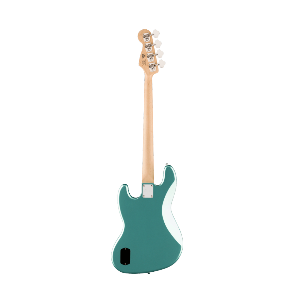 SQUIER 378700585 Affinity Series® Active Jazz Bass®, Laurel Fingerboard, White Pickguard, Mystic Sea Foam Green