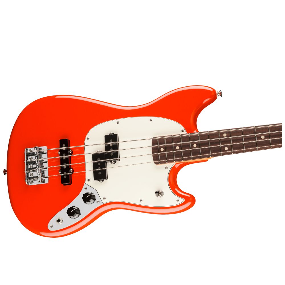 Fender Player II Mustang Bass PJ Rosewood Fingerboard - Coral Red (140490558)